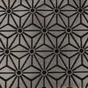 Geometrische sterren zilver-zwart