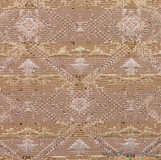 Jacquard inca's goud-zilver