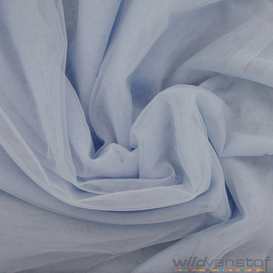 Mesh tule - lichtblauw