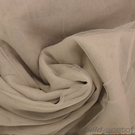 Mesh tule - zilvergrijs