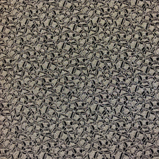 Jacquard fantasie zwart-grijs-lurex