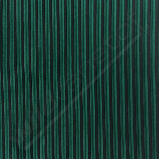 Plisse - Groen zwart lmv