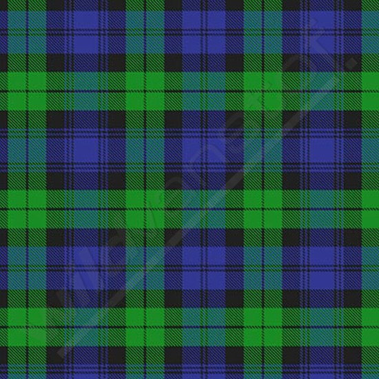 Lycra - schotse ruit groen-blauw