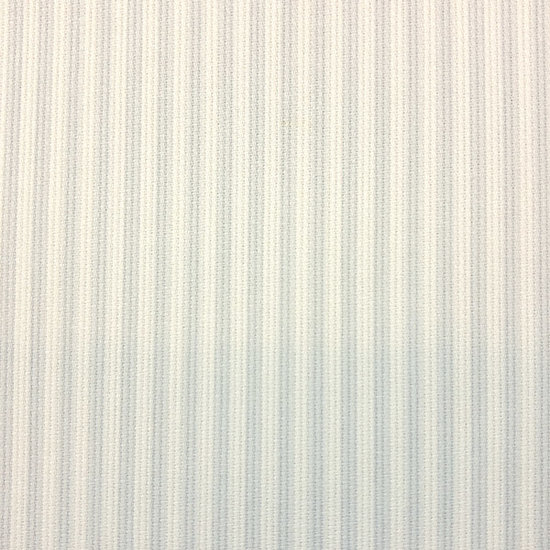 Katoen ottoman - Strepen blauw-wit