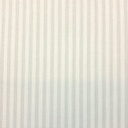 Katoen ottoman - Strepen blauw-wit