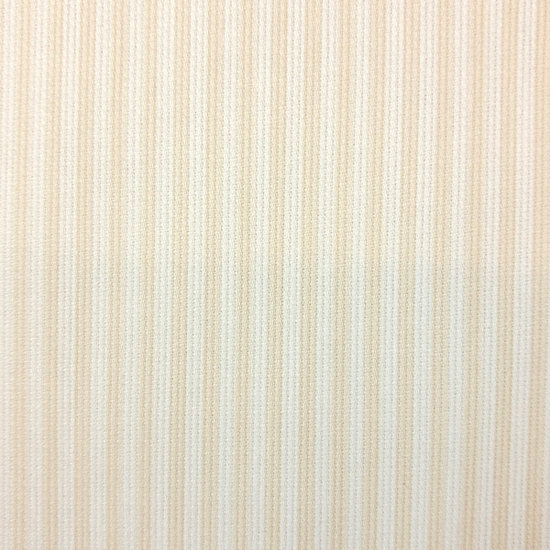 Katoen ottoman - Strepen beige-wit