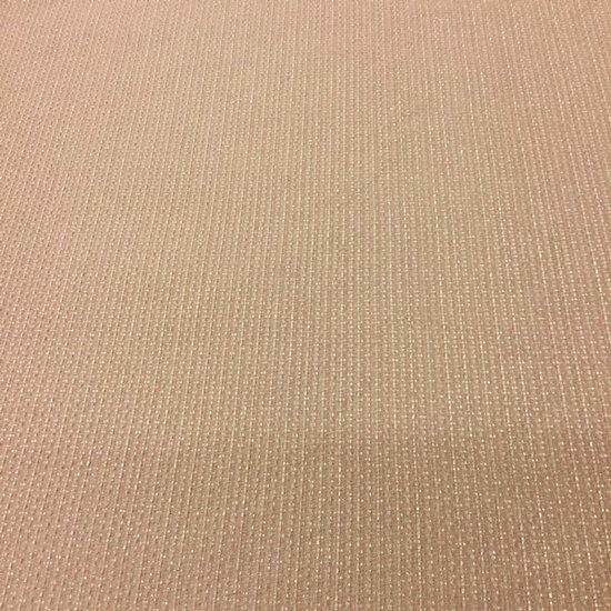 Geweven - Lichtroze met lurex zilverdraad