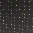 Jurkenstof - Blauw met goud groene stip