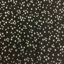 Katoen - Zwart met lief sterretje