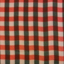 Viscose - Maan glanzende vichy rood