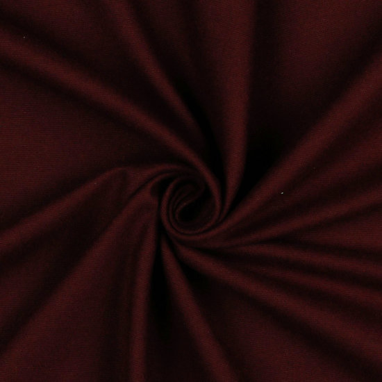 Flanel uni - bordeaux 16