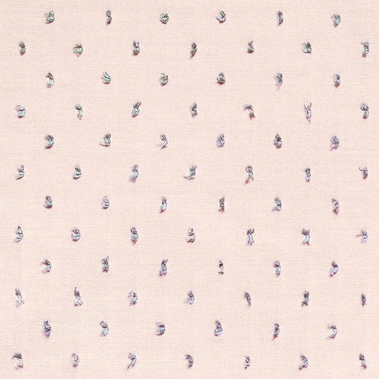 Plumetis - pastelroze met grijsgroen