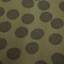 Crêpe - Stippelbol op khakigroen