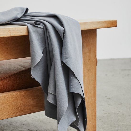 Katoen - organic weighty sera grijs