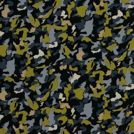 Viscose - herfstschaduwen groen