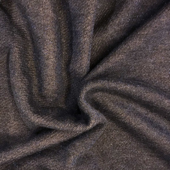 Sweaterstof - Blauwgrijs met subtiele glitter