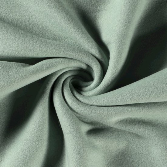 Fleece katoen - muntgroen 14