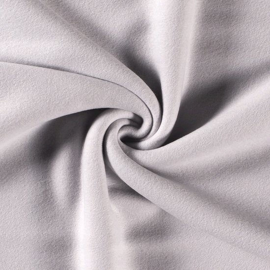 Fleece katoen - lichtgrijs 61