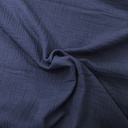 Double gauze 280 cm - Donkerblauw