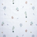 Katoen - Plumetis Happy florist