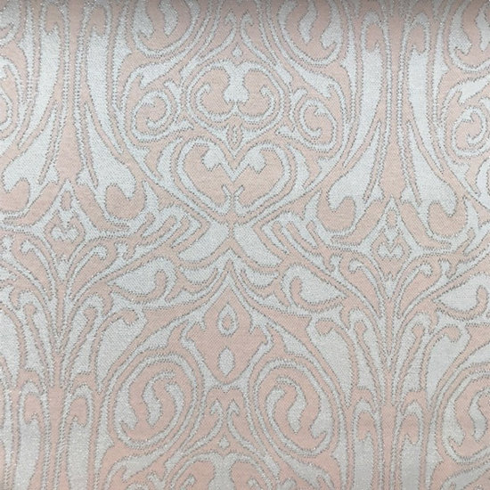 Jacquardtricot - Ornament roze zilver