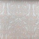 Jacquardtricot - Ornament roze zilver