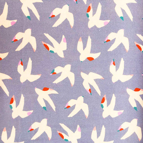 Viscose - summervibes lila bird
