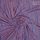 Tencel - Fibremood brush stripes rozeblauw