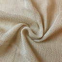 Linnen net stof - Ecru