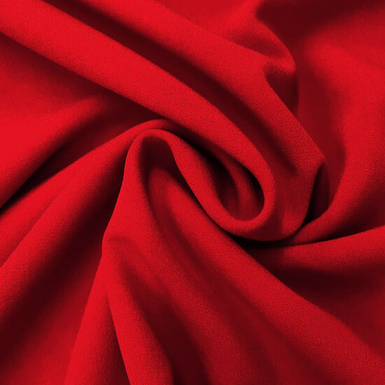 Crepe - Italiaans rood