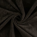 Ribfluweel - Dikke ribbel soepel zwart