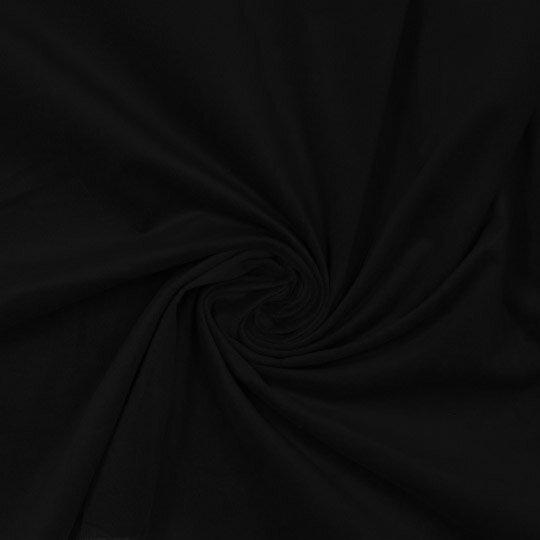 Fluweel effen - Zwart 9