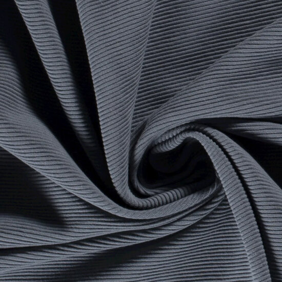 Tricot geribd - Stone blue 006