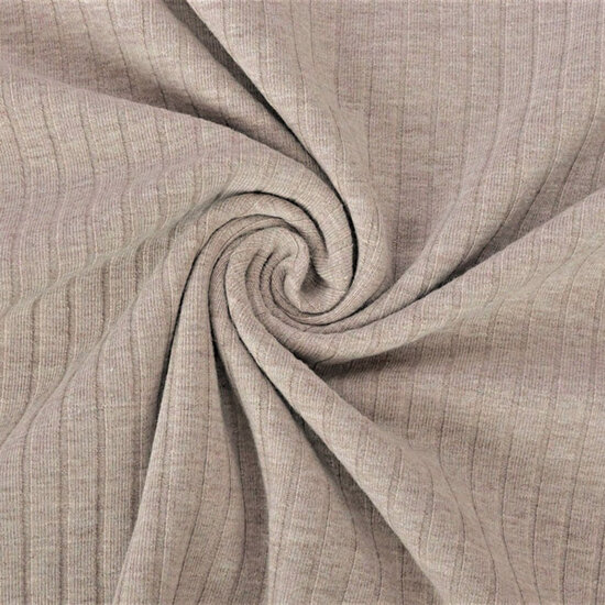 Tricot jef - beige gemeleerd