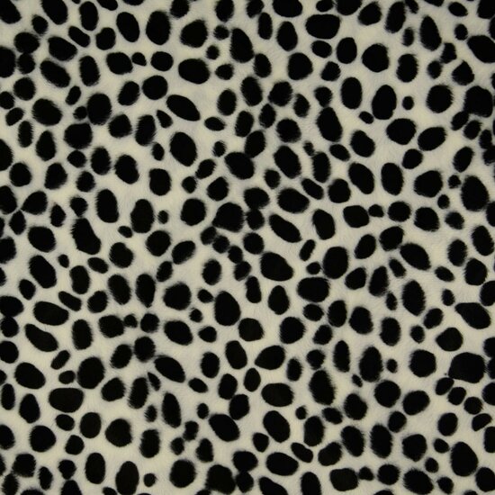 Carnaval - Pels dalmatier wit zwart