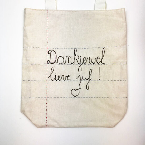 Stoffenpakket - Tote bag borduur