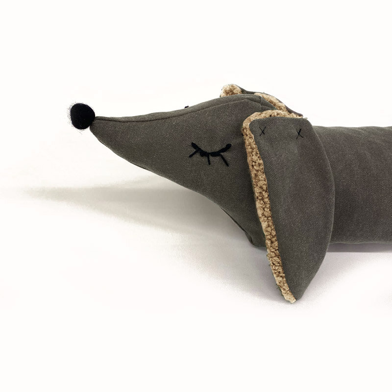 Stoffenpakket - titus de tochthond donkergrijs