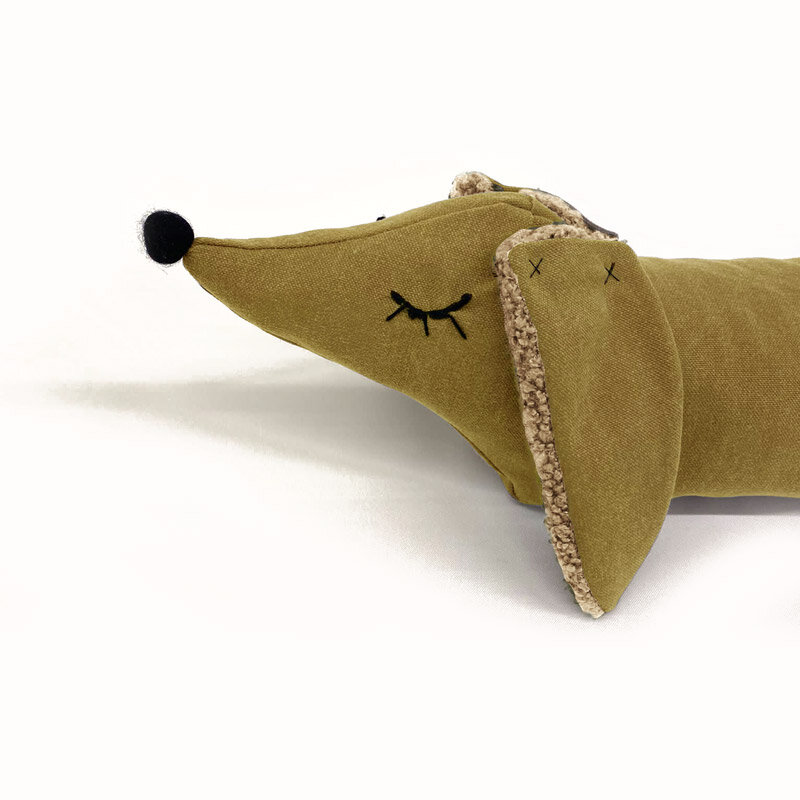 Stoffenpakket - titus de tochthond olijfgroen