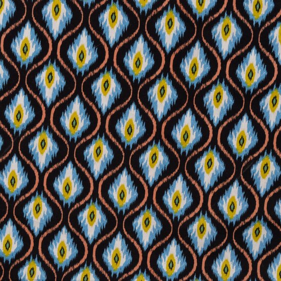 Viscose katoen - summereyes dark