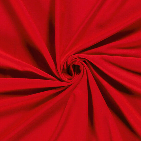 Tricot viscose - rood 015