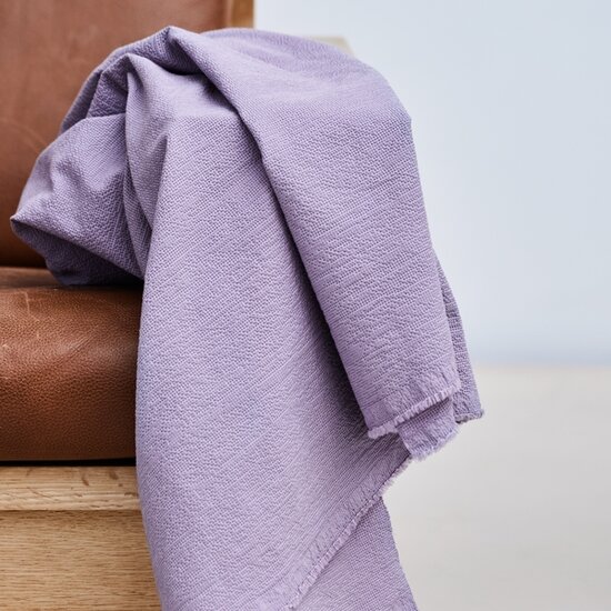 Tencel - mini seersucker lila