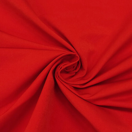 Damesstof - trenchcoat vuurrood 18