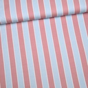 French terry - Eva Mouton stripes blue