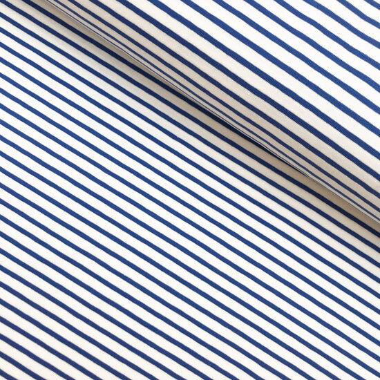 Jersey - Stripes sea koningsblauw