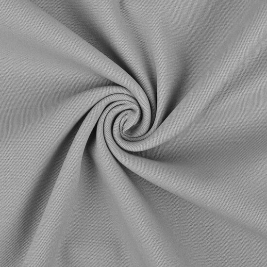 Katoen soft - lichtgrijs 