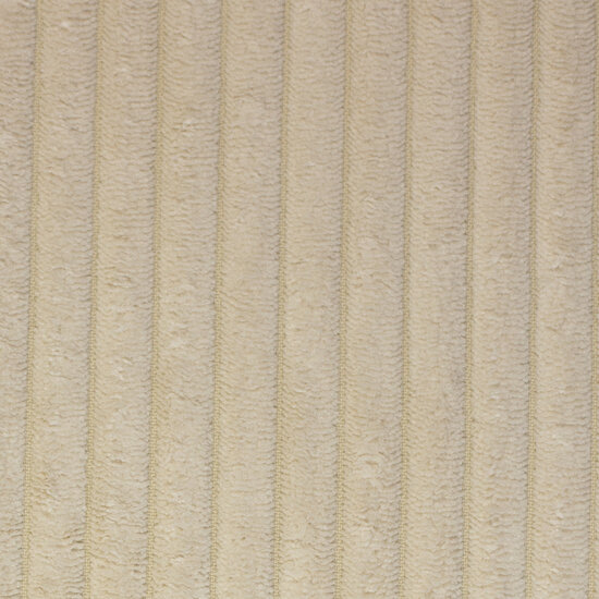 Ribfluweel deco - Brede rib Lichtbeige