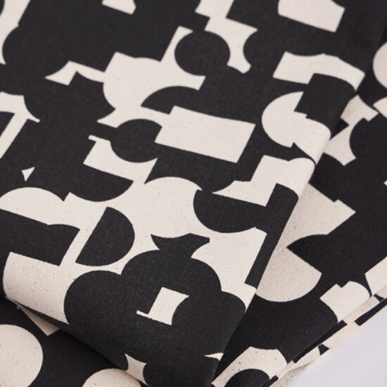 Canvas - geomania black