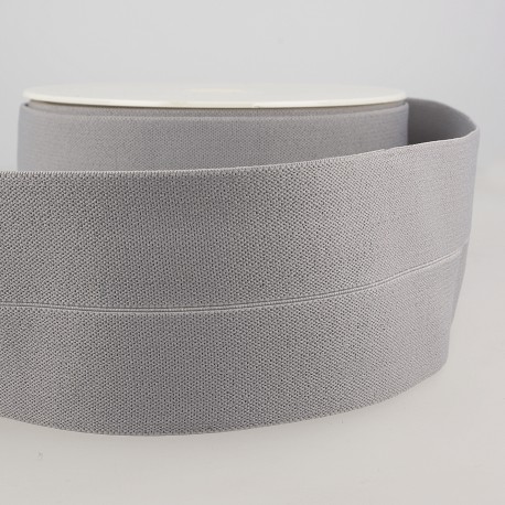 Vouwelastiek 60mm - lichtgrijs 31