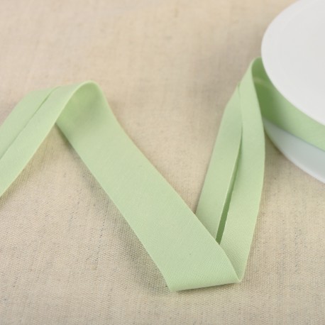 Biais organic 20mm - muntgroen 10