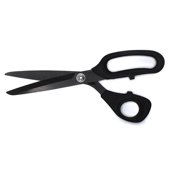 Stofschaar titanium zwart - 25cm